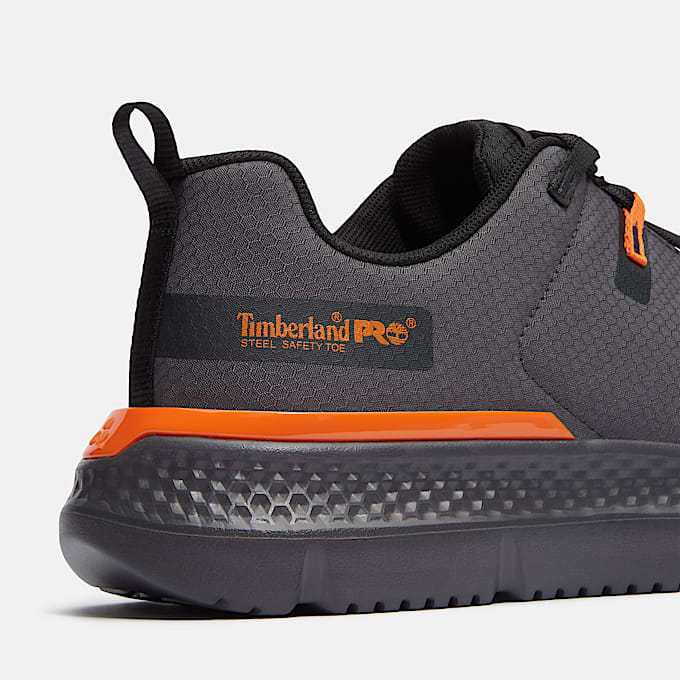Mens Timberland PRO Intercept Steel Toe Work Sneaker TBL Dark Grey ALT7
