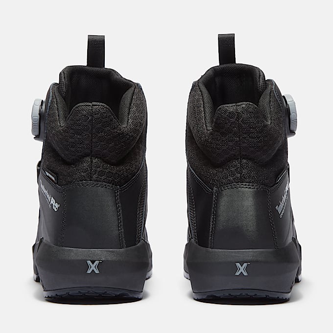 Mens Timberland PRO BOA Morphix 6 Composite Toe Waterproof Boot TBL Black FullGrainMesh ALT5