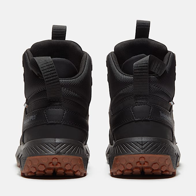 Mens Tempe CSA 6 Alloy Toe Waterproof Work Boot TBL Black Leather ALT5