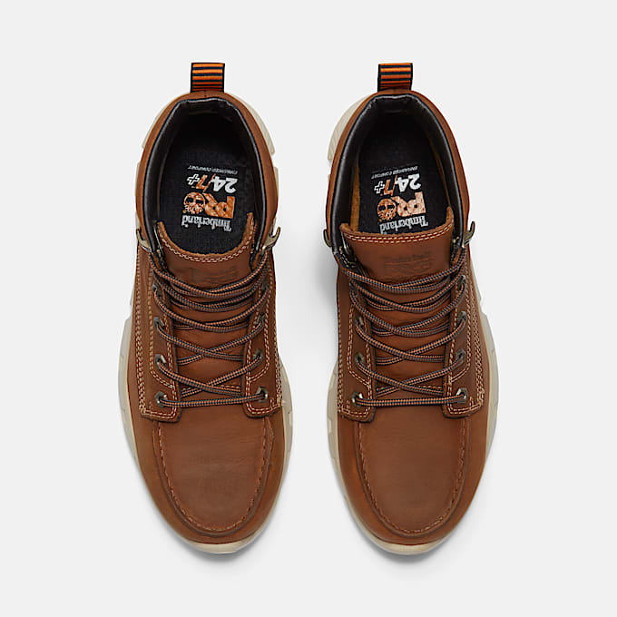 Mens Tempe 6 Alloy Toe Work Boot TBL Light Brown FullGrain ALT2