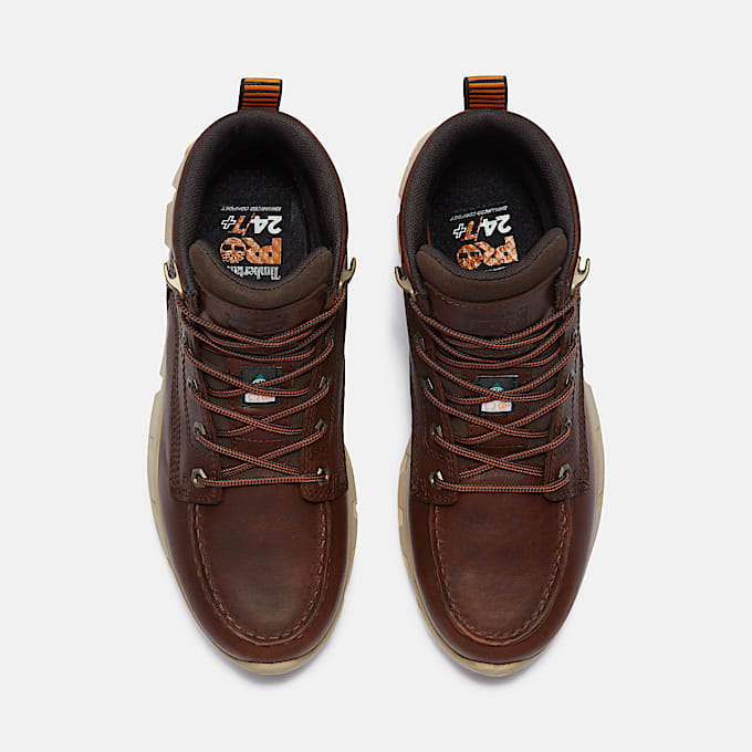 Mens Tempe CSA Moc Toe Waterproof Alloy Toe Boot TBL Rust ALT2