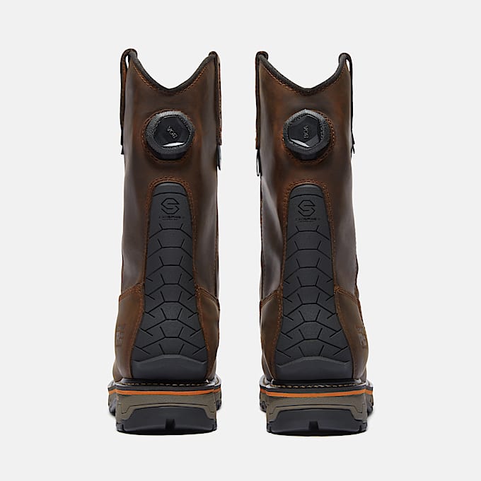 Mens Timberland PRO BOA True Grit CSA Pull On Composite Toe ESR Work Boot TBL Brown ALT5