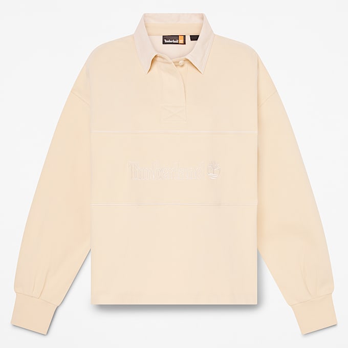 Polo Lush Rugby para mujer TBL Beige claro HERO