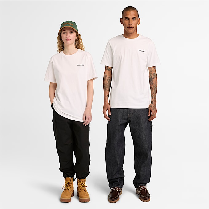 Front and Back Logo TShirt TBL White ALT1