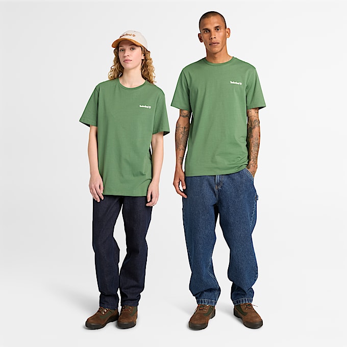 Front and Back Logo TShirt TBL Myrtle Green ALT1