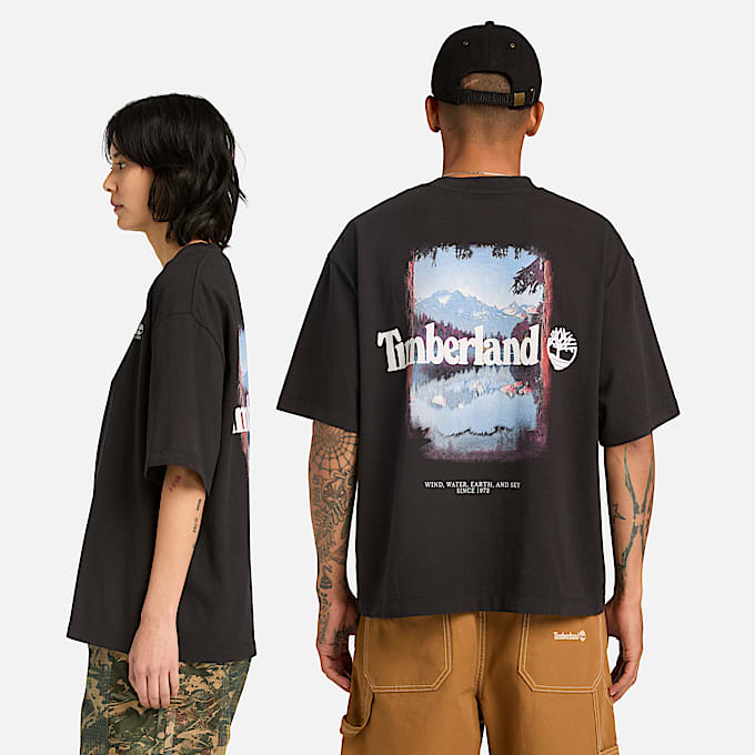 Outdoor Photo Graphic TShirt TBL Black ALT2