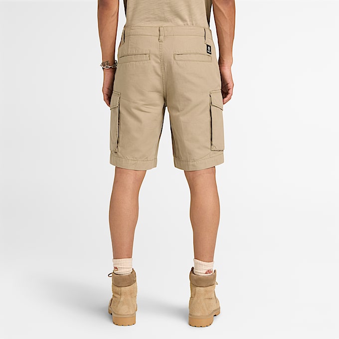 Short cargo en toile pour hommes TBL Chne  feuilles ALT8