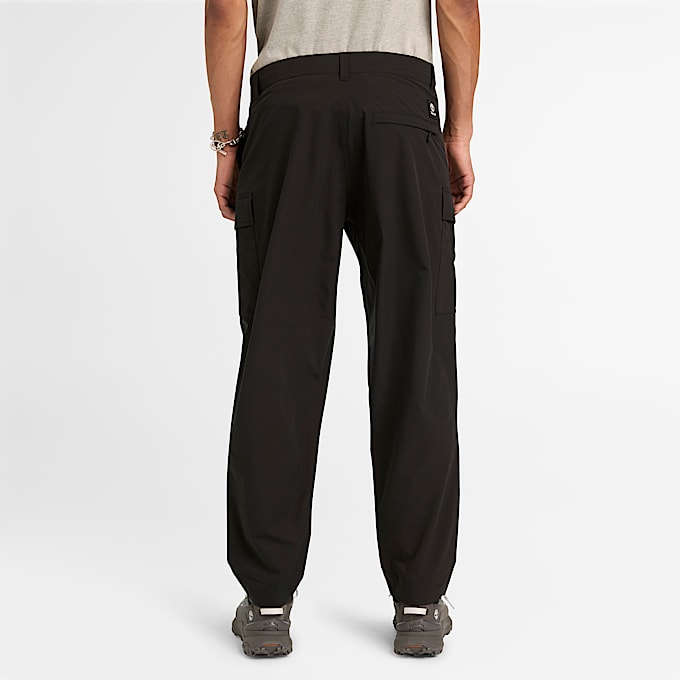 Mens QuickDry Cargo Pants TBL Black ALT8