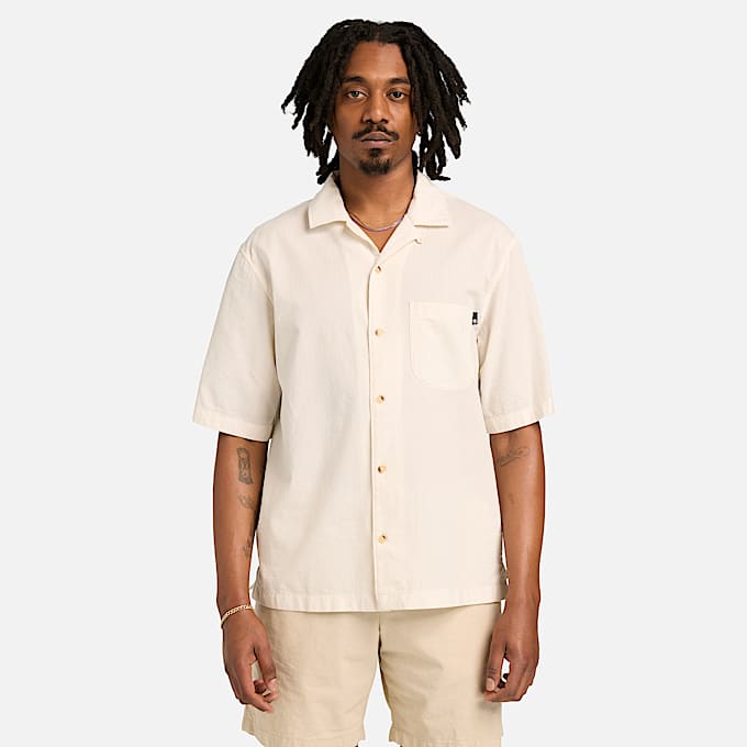 Men's Short-Sleeve Seersucker Resort Shirt