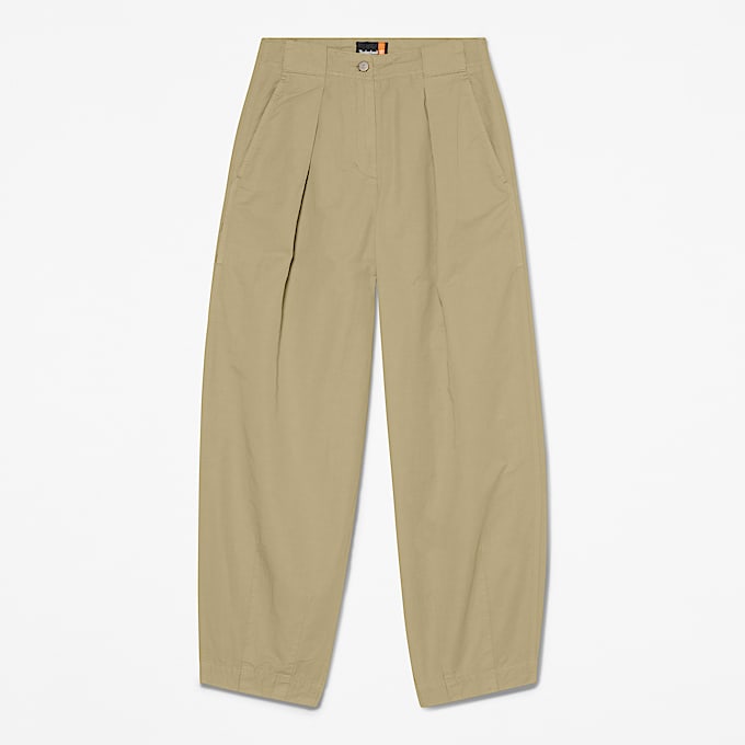 Womens Utility Cotton Linen Pant TBL Cassel Earth HERO