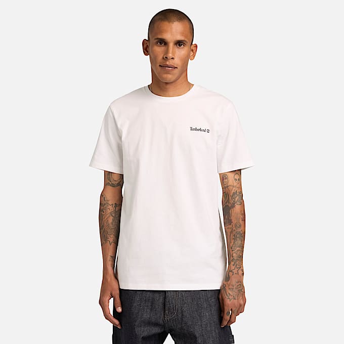 Front and Back Logo TShirt TBL White ALT3