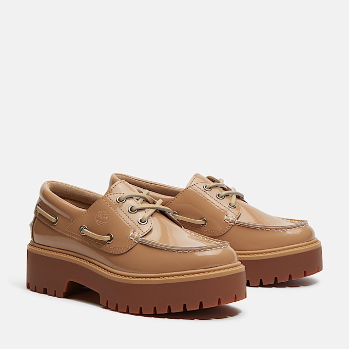 Women's Stone Street Platform Boat Shoe