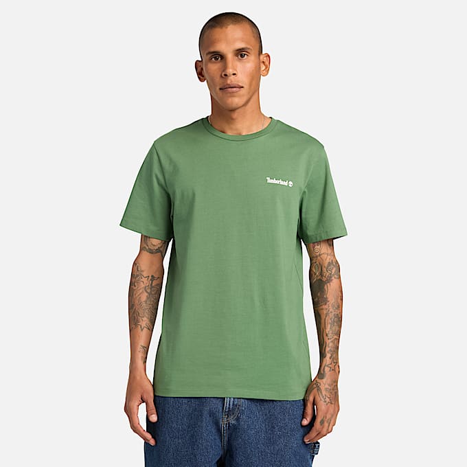 Front and Back Logo TShirt TBL Myrtle Green ALT3