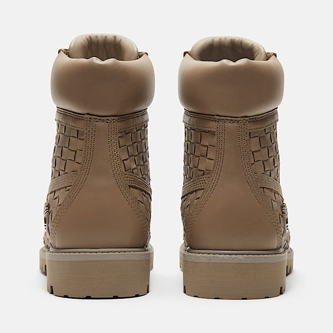 Mens Timberland Textured Premium 6Inch Boot TBL Olive FullGrain ALT5