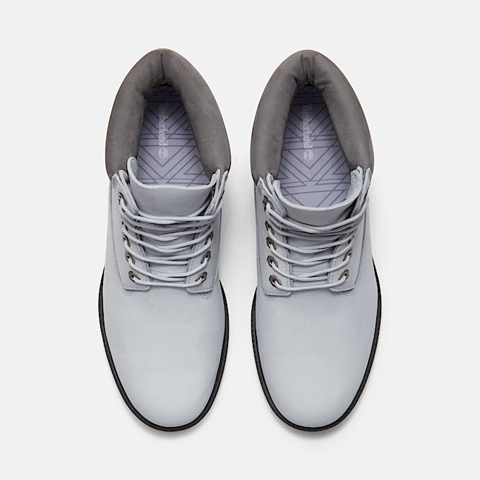 Mens Timberland Alpine Glacier 6Inch Waterproof Boot TBL Glacier Grey Nubuck ALT2