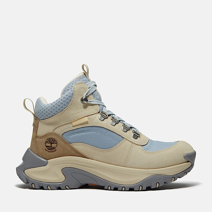 Womens Mt Maddsen Peak Mid Waterproof Hiking Boot TBL Light Beige Suede HERO