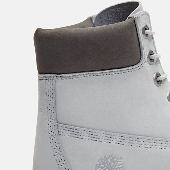 Youth Timberland Alpine Glacier 6Inch Waterproof Boot TBL Glacier Grey Nubuck ALT7