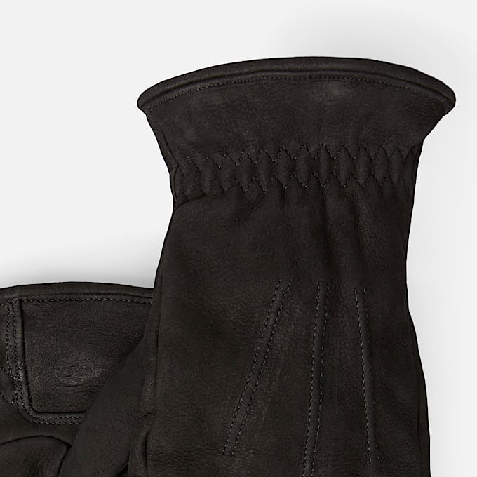 Womens Point Leather Glove TBL Black ALT2