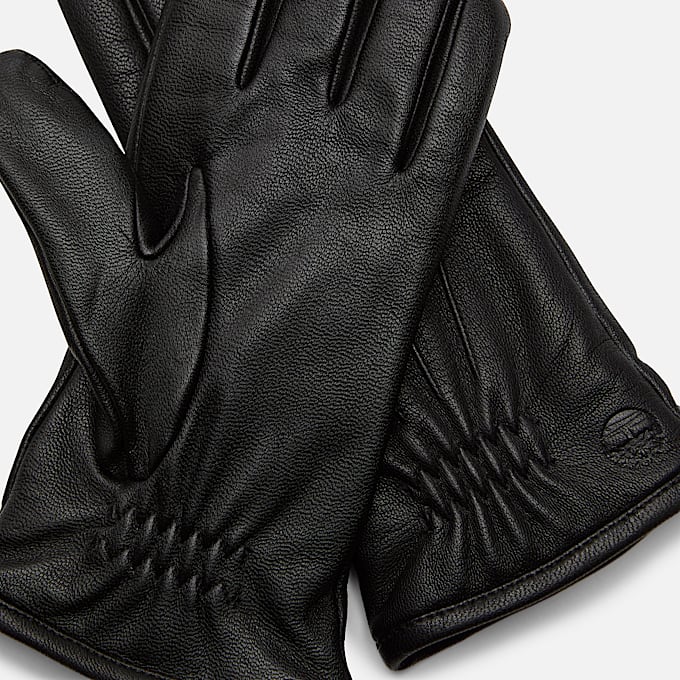 Womens Point Leather Glove TBL Black ALT1