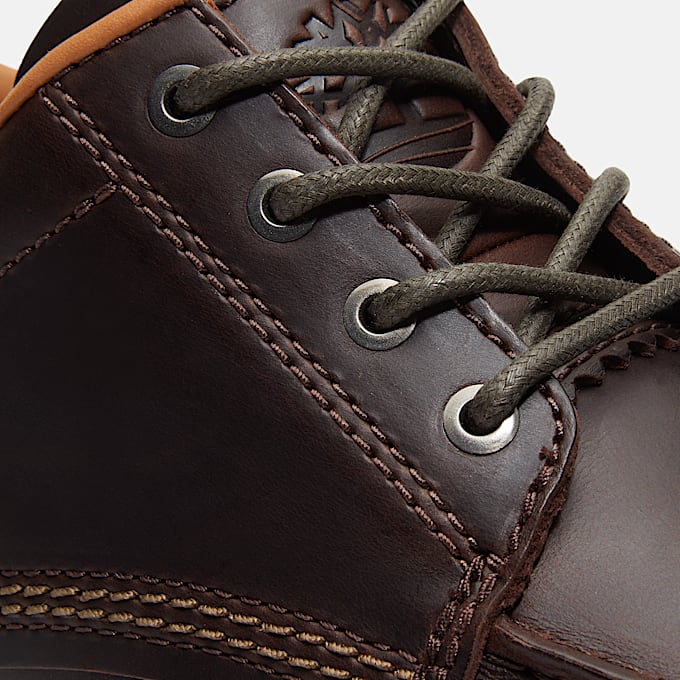 Mens Timberland Oak Forge Shoe TBL Dark Brown FullGrain ALT7