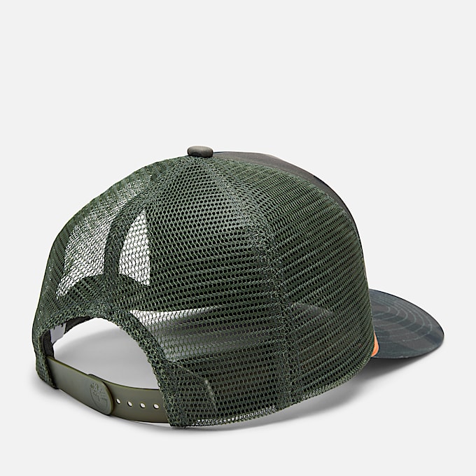 Gorra Trucker con cordn y logotipo TBL Camuflaje verde ALT1