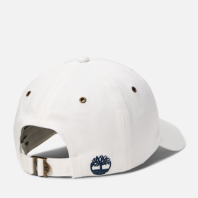 Denim Varsity Baseball Cap TBL Antique White ALT1