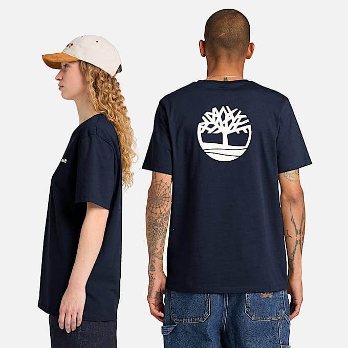 Front and Back Logo TShirt TBL Dark Sapphire ALT2