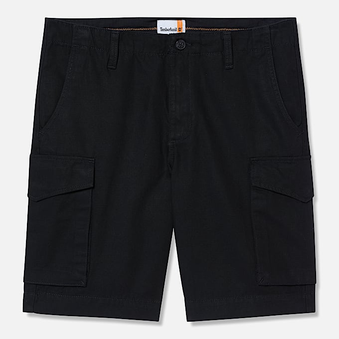 Short cargo en toile pour hommes TBL Noir HERO
