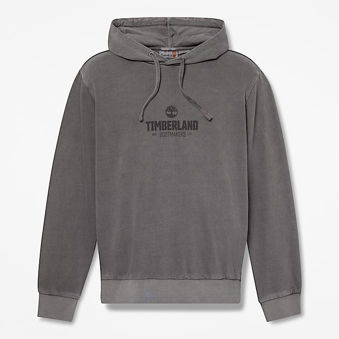 Haut à capuchon teint en pièce pour hommes - 1