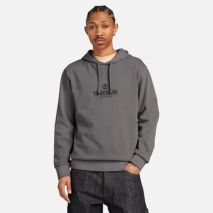 Mens GarmentDyed Hoodie TBL Blackened Pearl ALT1