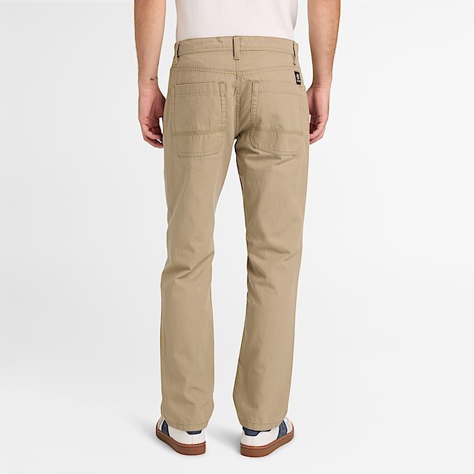 Pantalon Littleton en toile  5 poches pour hommes TBL cru ALT8