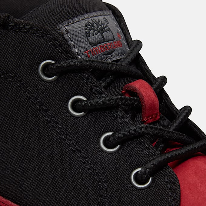 Mens Timberland Premium Chukka Boot TBL Red NubuckBlack ALT7