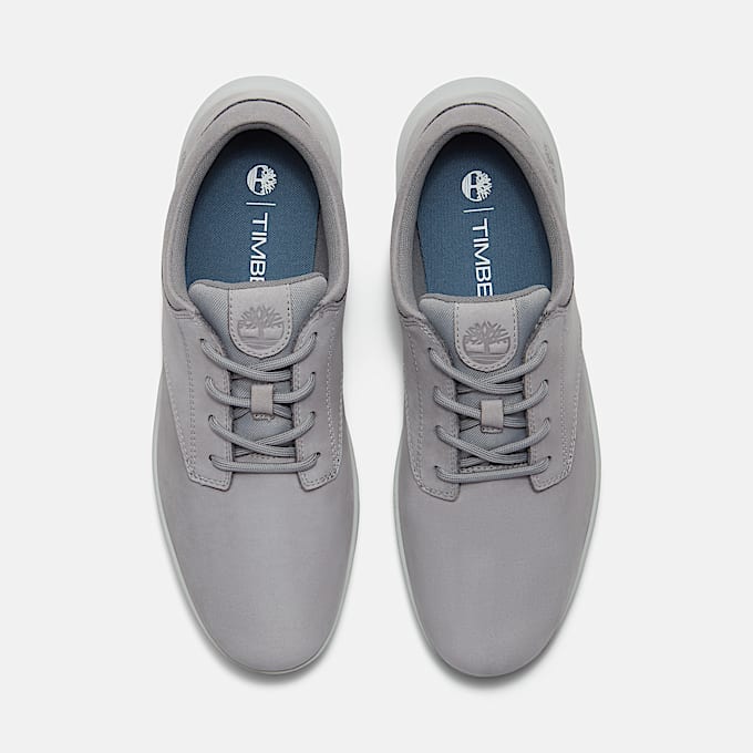 Mens Timberland Parker Street Sneaker TBL Light Grey Nubuck ALT2