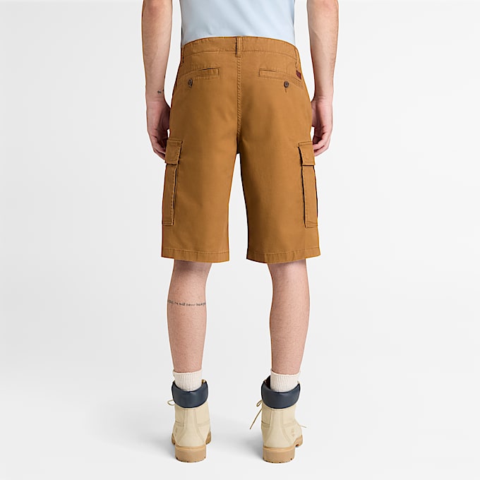 Mens Brookline Twill Cargo Short TBL Dark Wheat ALT8