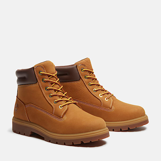 Junior Auburn Falls 6Inch Waterproof Boot TBL Wheat Nubuck ALT4