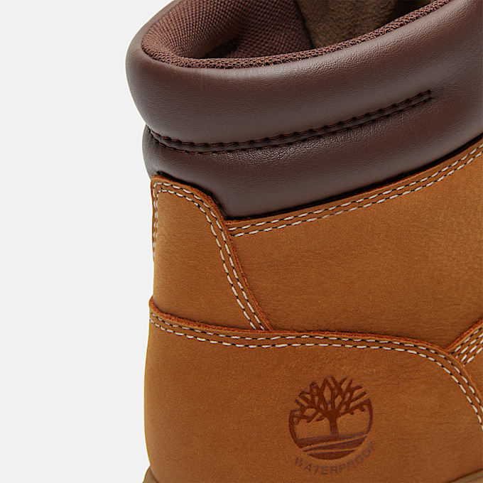 Junior Auburn Falls 6Inch Waterproof Boot TBL Wheat Nubuck ALT7
