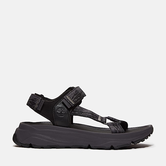 Womens Motion Dune Backstrap Sandal TBL Black Webbing HERO