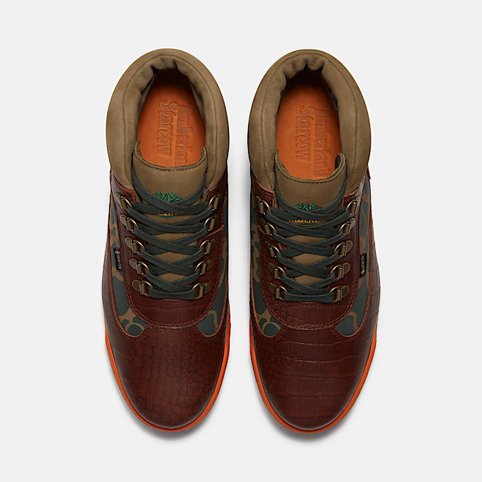 Timberland x Starcow Waterproof Field Boot TBL Brown Croc Embossed FullGrain ALT2