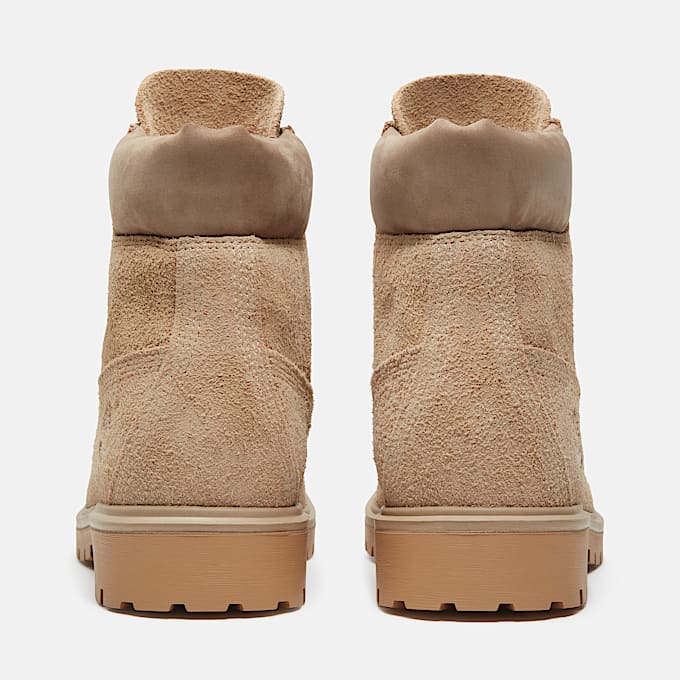 Mens Timberland 25 6Inch Waterproof Boot TBL Natural Suede ALT5