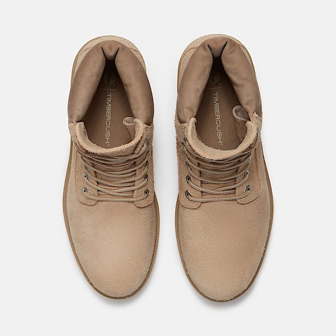 Mens Timberland 25 6Inch Waterproof Boot TBL Natural Suede ALT2