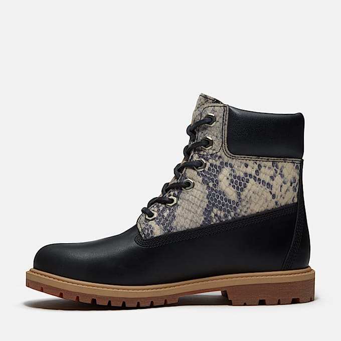 Womens Timberland Premium Suede 6Inch Boot TBL Snake Print Suede ALT6