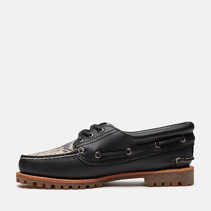 Womens Timberland Authentic Boat Shoe TBL Snake Print Suede ALT6