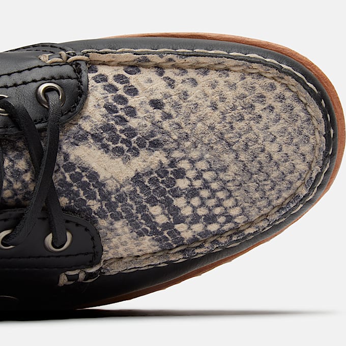 Womens Timberland Authentic Boat Shoe TBL Snake Print Suede ALT7