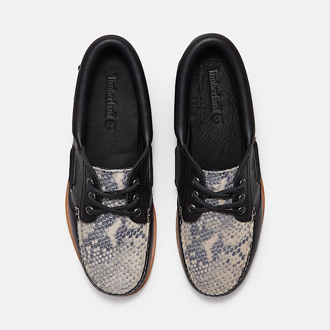 Womens Timberland Authentic Boat Shoe TBL Snake Print Suede ALT2