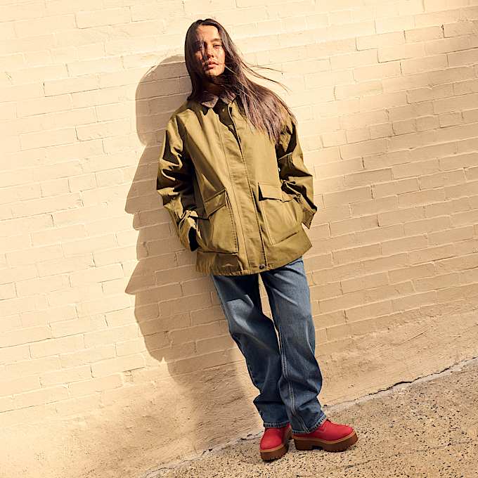 Womens Wenham Waterproof Barn Coat TBL Dark Olive ALTA