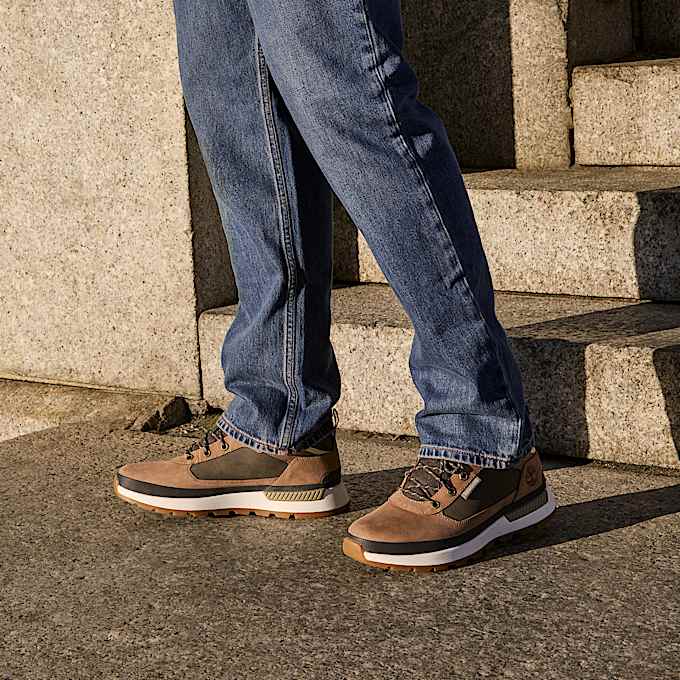 Mens Field Trekker Sneaker TBL Brown NubuckDark Brown ALTA