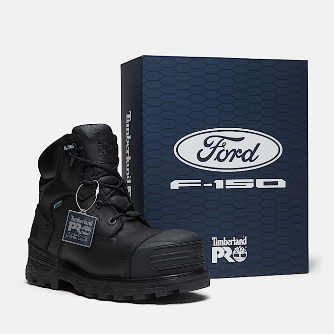 Mens Timberland PRO x Ford Boondock 6 Composite Toe Waterproof Work Boot TBL Black ALT1