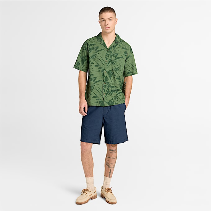 Short lger en coton pour hommes TBL Saphir fonc ALT2