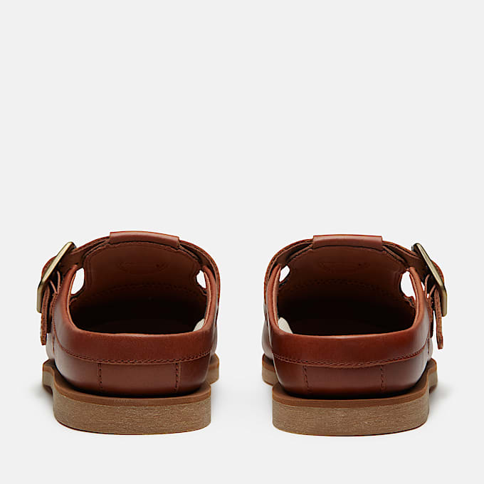 Womens Timberland Classic Boat Mule TBL Rust FullGrain ALT5