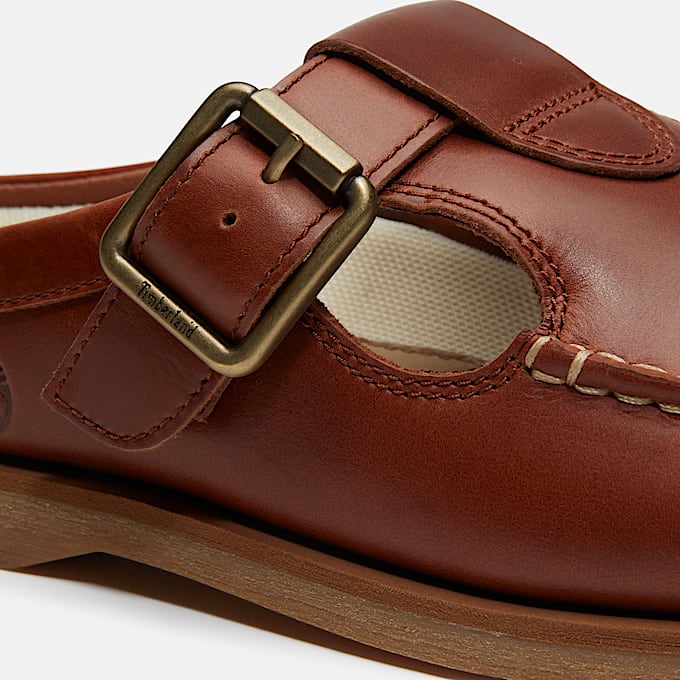 Womens Timberland Classic Boat Mule TBL Rust FullGrain ALT7